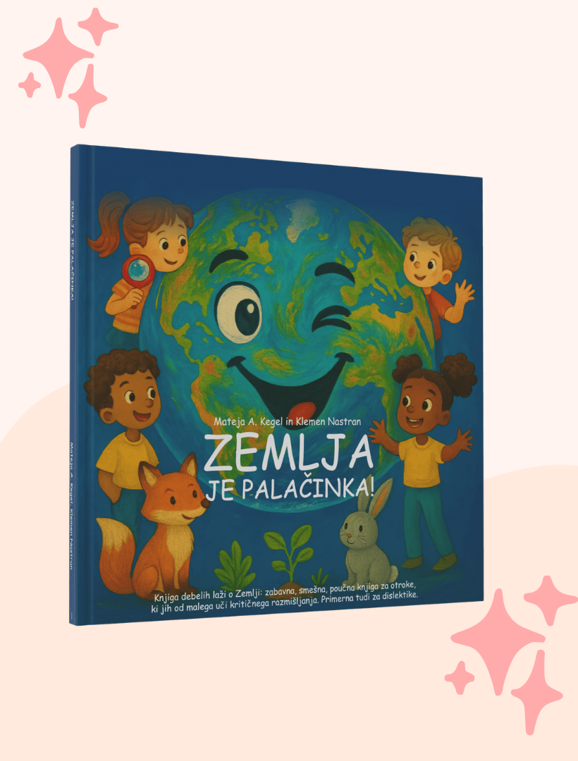 Zemlja je palačinka - zabavna knjiga primerna za dislektike
