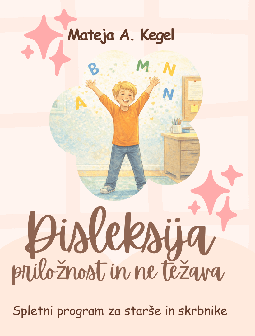 Spletni tečaj za starše in skrbnike otrok z disleksijo